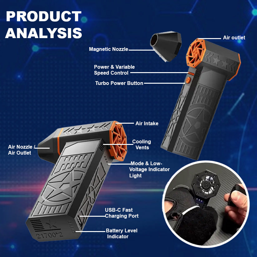 🔥Last Day Sale！80% OFF!🔥2026 Upgrade TAILEDEN 12000W Thermal Snow Blower